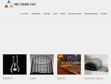Tablet Screenshot of mksteknikyapi.com